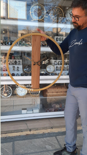 طلایی با چوب ترمو روشن