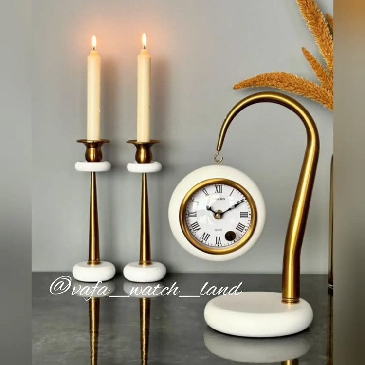 ساعت رومیزی آرتمیس کد۱۰۱۰ شمعدان رومیزی ارتمیس کد۱۰۵۰