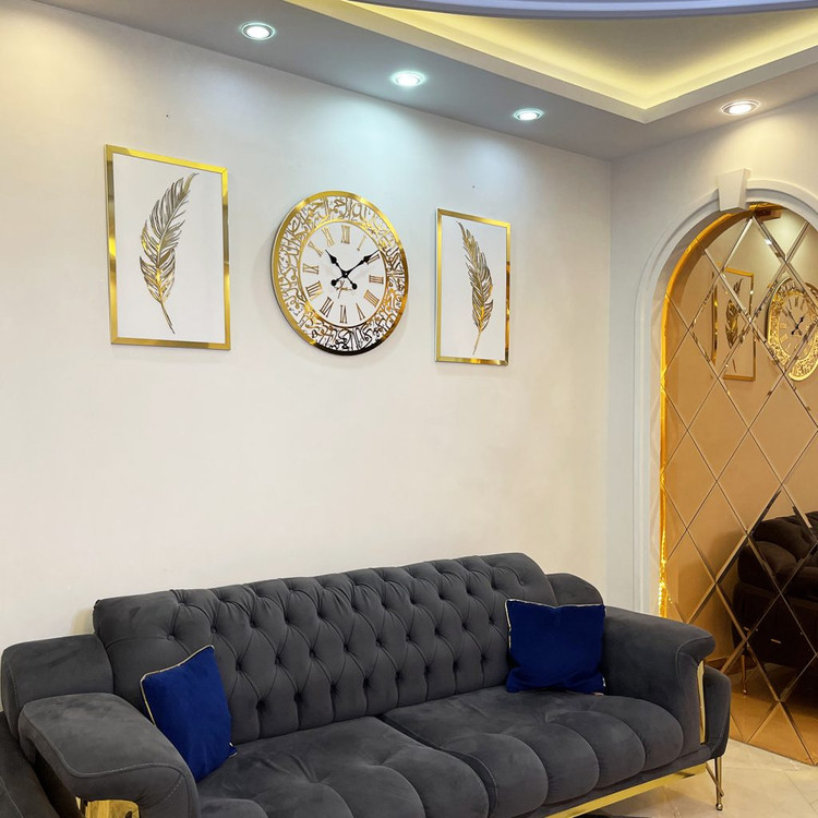 ساعت گوشواره دار ساعت سه تکه ست ساعت و تابلو ان یکاد