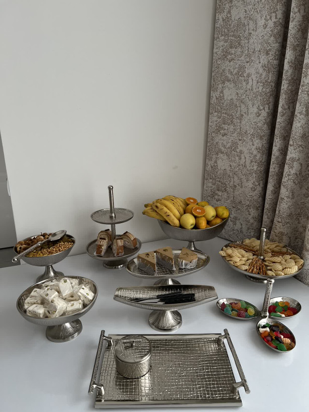 سرویس پذیرایی طرح چرم نقره