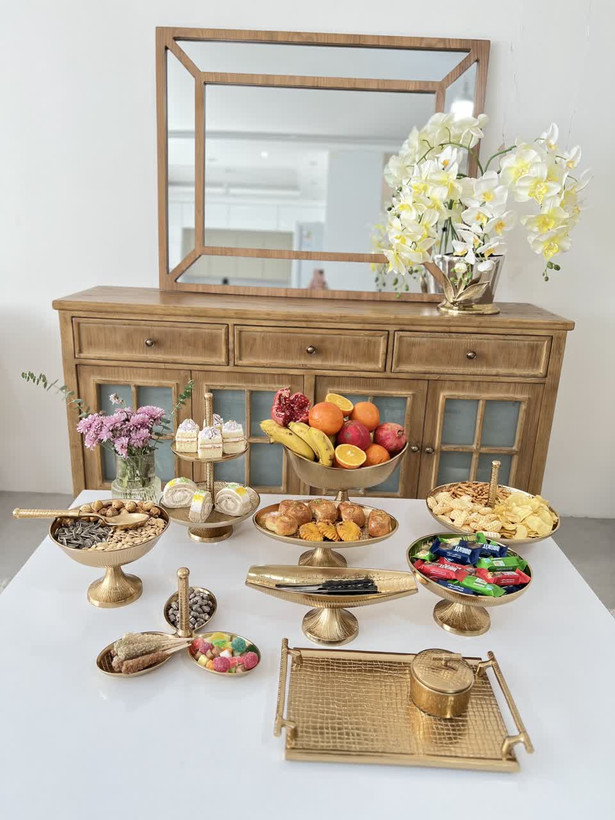 سرویس پذیرایی طرح چرم طلایی